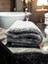 Lux Parlatma ve Cila Bezi 2’li Gri ve Kırmızı 40X40 cm - Velvet Shine 5