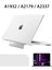Macbook Air 13" 2020 M1 Çip A2337/A1932/A2179 Uyumlu Standlı Kılıf + Klavye Kılıfı + Ekran Koruyucu 1