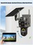 Solar Kamera Güneş Enerjili 1080P Full Hd Çift Kameralı Extra LED Alarm Ses Akıllı Güvenlik Kamerası 3