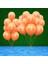 25 Pcs Vıp Shıny Metallıc Orange Balloon Vıp Parlak Metalik Turuncu Balon Helyum Gazı Uyumlu 2