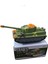Sesli Işıklı Çarp Dön Kamuflajlı Savaş Tankı 17 cm 1