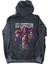 Unisex LED Zeppelin Sırt Baskılı Kapüşonlu Yıkamalı Sweatshirt, Oversize Rock Band Baskılı Hoodie 3