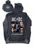 Unisex Ac Dc Let There Be Rock Sırt Baskılı Kapüşonlu Yıkamalı Sweatshirt, Oversize Eskitme Hoodie 1