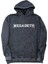 Unisex Megadeth Rock Sırt Baskılı Kapüşonlu Yıkamalı Sweatshirt, Oversize Rock Band Vintage Hoodie 2