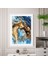 Gold & Mavi Doku 2 Çerçeve ve Poster - G1022 2