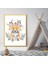 Çiçekli Tilki 1 Çerçeve ve Poster - HA1058 2