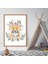 Çiçekli Tilki 1 Çerçeve ve Poster - HA1058 3