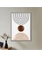 Kahve Tonlu Daireler 2 Çerçeve ve Poster - C1083 2