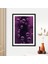 Mor Baloncuklar Çerçeve ve Poster - B1134 3
