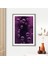 Mor Baloncuklar Çerçeve ve Poster - B1134 4