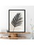 Füme & Bej Yapraklar 1 Çerçeve ve Poster - C1086 2