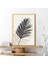 Füme & Bej Yapraklar 1 Çerçeve ve Poster - C1086 3