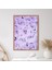 Mor Güller 2 Çerçeve ve Poster - B1143 5