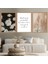 Pampas & Gül Üçlü Çerçeve ve Poster Seti -B1003 2