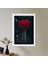 Bordo Şemsiyeli Kadın 1 Çerçeve ve Poster - B1093 1