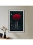 Bordo Şemsiyeli Kadın 1 Çerçeve ve Poster - B1093 5