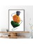 Yeşil & Turuncu Geometrik Lekeler 1 Çerçeve ve Poster - C1068 4