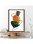 Yeşil & Turuncu Geometrik Lekeler 1 Çerçeve ve Poster - C1068 5
