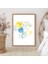 Geometrik Desenli Bitki 1 Çerçeve ve Poster - B1097 4