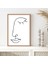 Çizgisel Yüz 12 Çerçeve ve Poster - C1248 4