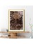 Kahverengi Kristal Doku 1 Çerçeve ve Poster - DK1017 1
