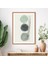 Sulu Boya Temalı Yeşil Tonlar 4 Çerçeve ve Poster - C1240 1
