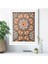 Turuncu - Yeşil Mozaik Tavan 1 Çerçeve ve Poster - M1055 2