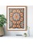 Turuncu - Yeşil Mozaik Tavan 1 Çerçeve ve Poster - M1055 4
