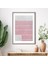 Pembe - Beyaz Duvar 1 Çerçeve ve Poster - SO1149 1
