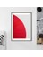 Kırmızı - Beyaz Duvar 1 Çerçeve ve Poster - SO1147 2