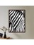 Zebra Dokusu 3 Çerçeve ve Poster - H1049 5