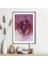 Pembe - Mor Sulu Boya 1 Çerçeve ve Poster - SNT1053 1