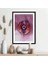 Pembe - Mor Sulu Boya 1 Çerçeve ve Poster - SNT1053 2