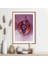 Pembe - Mor Sulu Boya 1 Çerçeve ve Poster - SNT1053 4