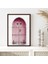Pembe Ahşap Kapı 1 Çerçeve ve Poster - M1072 4