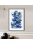 Mavi - Gold Geometrik Desenler 6 Çerçeve ve Poster - SO1118 3