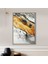 Turuncu - Gri Soyut 3 Çerçeve ve Poster - SO1092 3