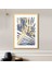Mavi - Gold Geometrik Desenler 5 Çerçeve ve Poster - SO1117 1