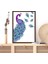 Mor & Yeşil Tavus Kuşu 2 Çerçeve ve Poster - H1042 5