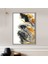 Turuncu - Gri Soyut 1 Çerçeve ve Poster - SO1090 2