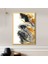Turuncu - Gri Soyut 1 Çerçeve ve Poster - SO1090 4