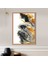 Turuncu - Gri Soyut 1 Çerçeve ve Poster - SO1090 5