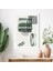 Sulu Boya Temalı Yeşil Tonlar 3 Çerçeve ve Poster - C1239 1