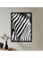 Zebra Dokusu 3 Çerçeve ve Poster - H1049 1