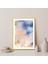 Pembe - Mavi - Gold Soyut 1 Çerçeve ve Poster - SO1125 1