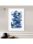 Mavi - Gold Geometrik Desenler 6 Çerçeve ve Poster - SO1118 1