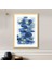 Mavi - Gold Geometrik Desenler 6 Çerçeve ve Poster - SO1118 4