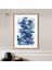 Mavi - Gold Geometrik Desenler 6 Çerçeve ve Poster - SO1118 5