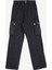 Jeans Düz Paça Siyah Erkek Kargo Pantolon 245D1002_KLJ Mıx Materıal Utılıty P 1