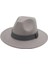 Kadın Moda Üst Fedora Kurdele Açık Gri (Yurt Dışından) 5